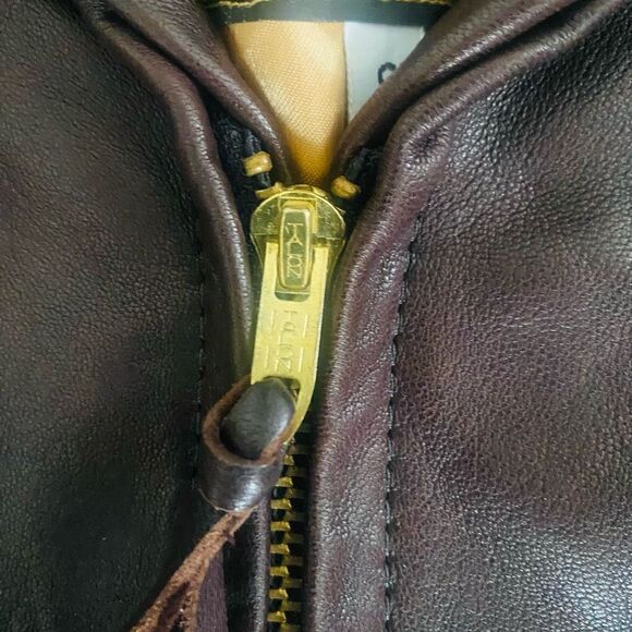 Creations in Leather Chocolate Brown Fringe Leather Jacket Sz S MSRP $700+ MY23 - Picture 13 of 14